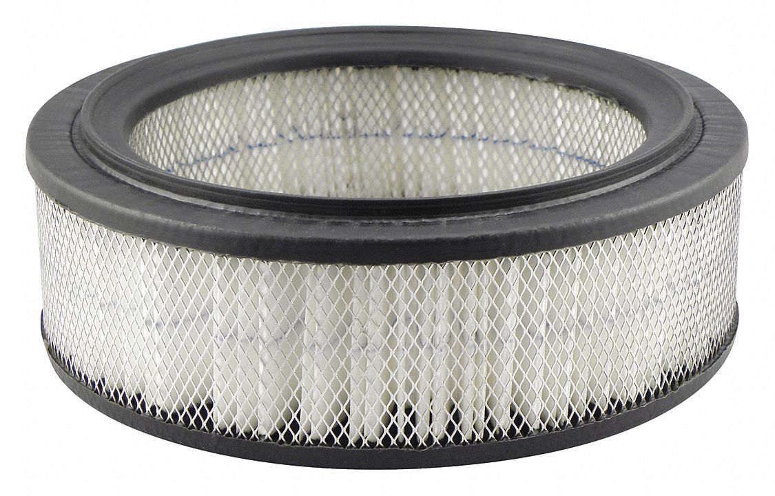 Automotive Air Filter: Round-Oval, Engine, Round, Axial Seal, 2 3/8 in Overall Ht