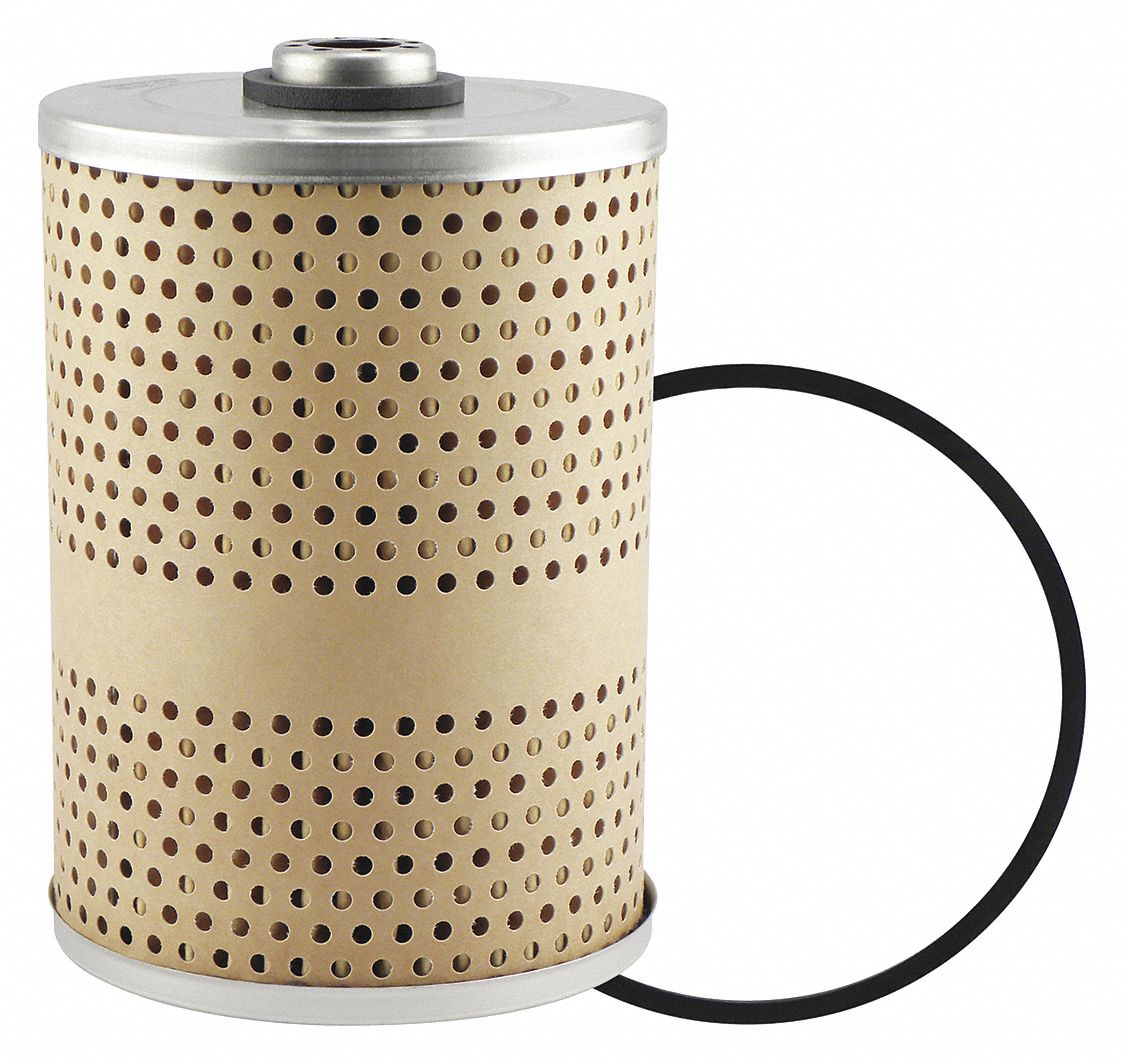 Oil Filter Element: P104, 5 3/4 in Overall Ht, 3 15/16 in Outside Dia, Oil