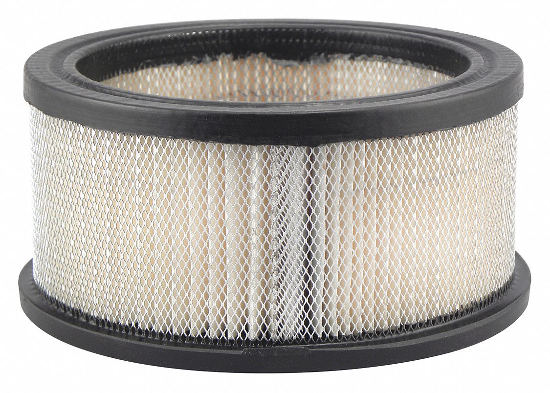 Automotive Air Filter: Round-Oval, Engine, Round, Axial Seal, 3 in Overall Ht, PA634