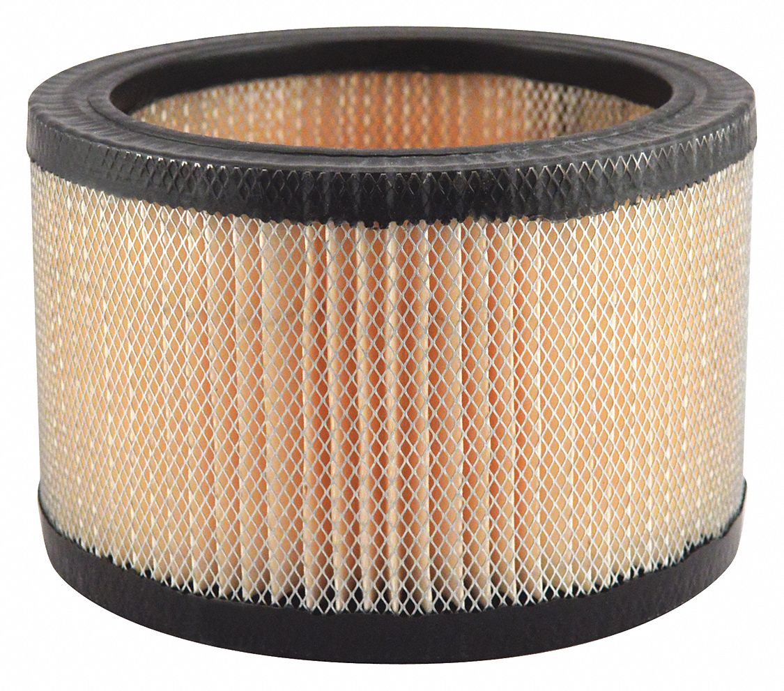 Automotive Air Filter: Round-Oval, Engine, Round, Axial Seal, 3 7/8 in Overall Ht