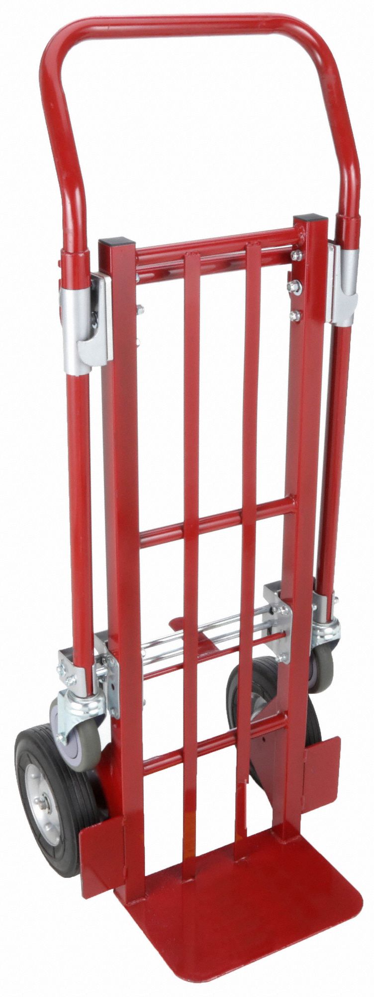DAYTON Convertible Hand Truck 14 in x 8 in, 42 1/2 in x 13 3/4 in x 12 in, Semipnuematic Rubber