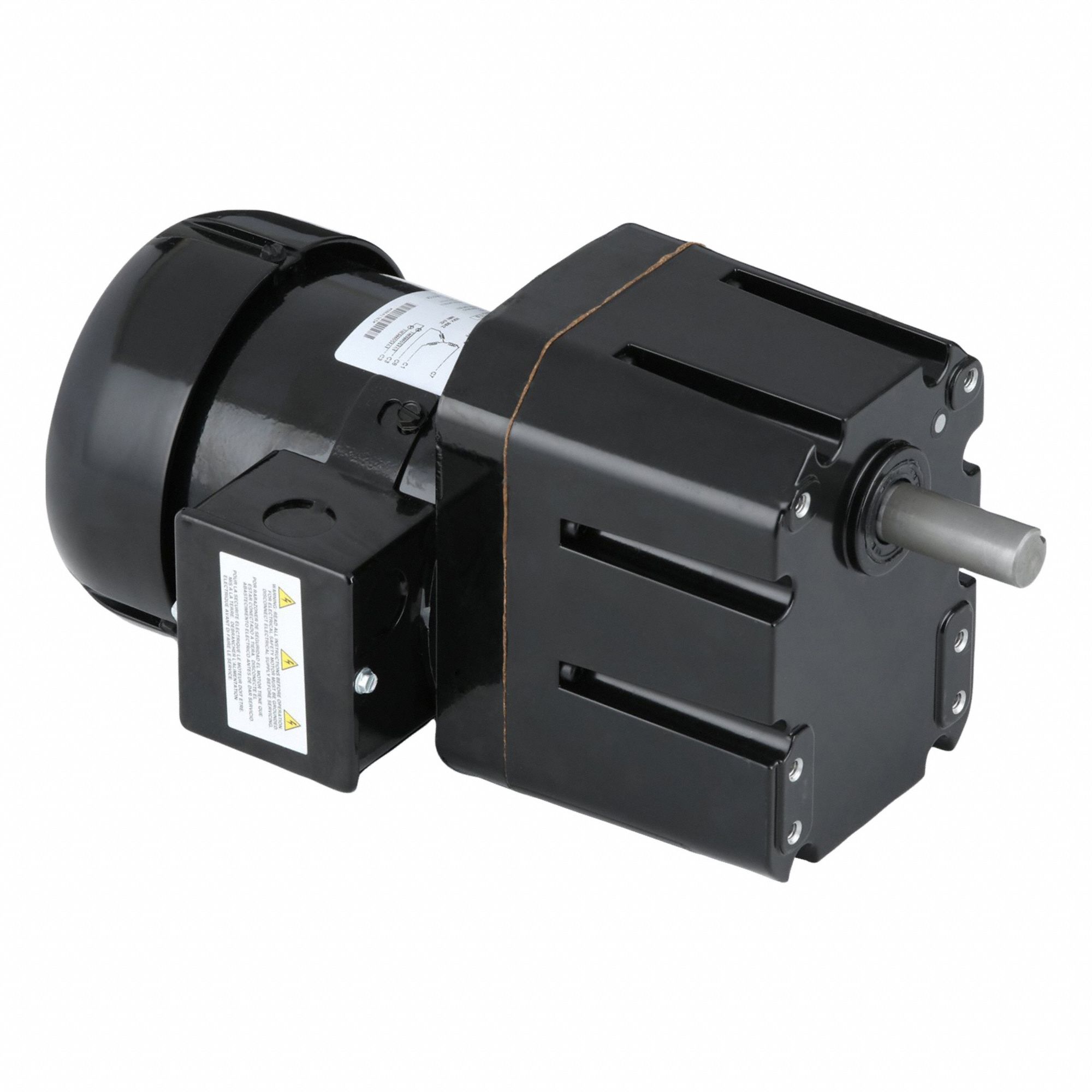 AC Gearmotor: Parallel, Single Output Shaft, 3-Phase, TEFC, 19 RPM, 717 in-lb Max Torque