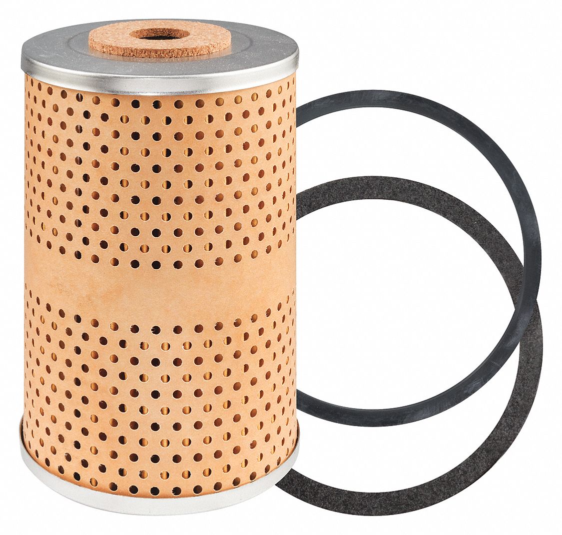 Fuel Filter: Cartridge, 3 15/16 in Outside Dia, 7/8 in Inside Dia, Diesel Fuel, Mack