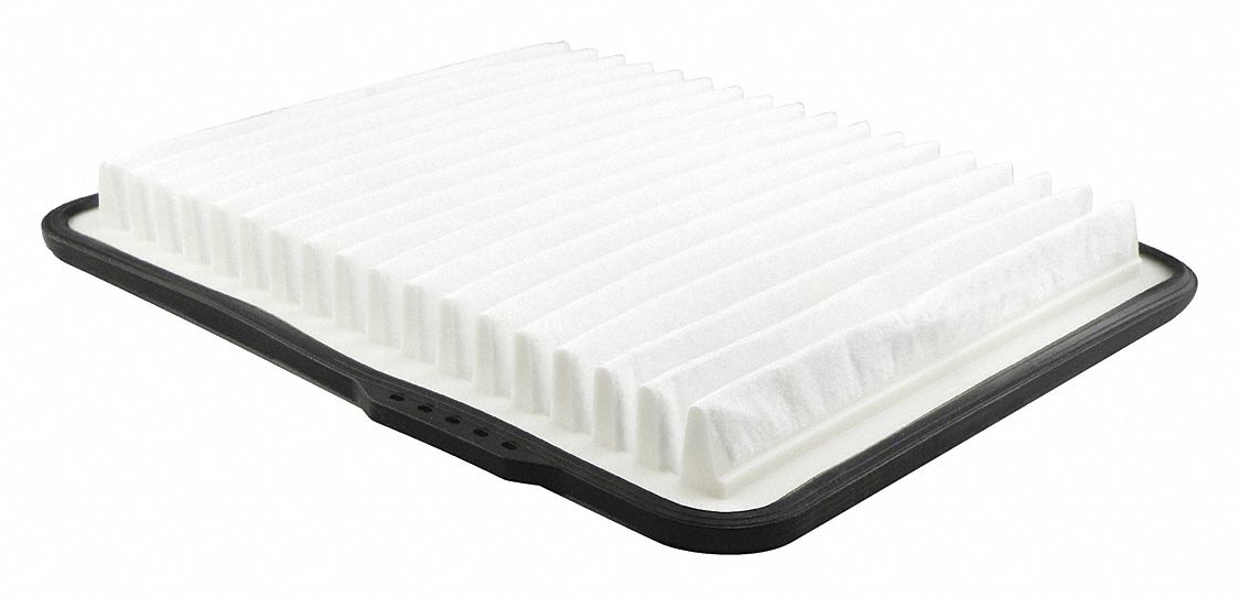Automotive Air Filter: Panel, Engine, Rectangular, Panel, 10 15/16 in Overall Lg