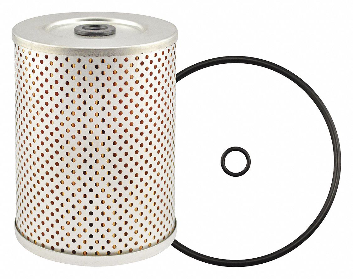 Hydraulic Filter: Hydraulic Fluid, Cartridge, 1/2 in Inside Dia, Cellulose
