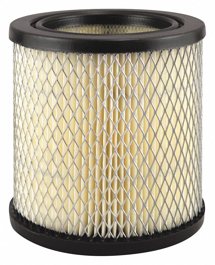 Automotive Air Filter: Round-Oval, Engine, Round, Axial Seal, 5 7/32 in Overall Ht