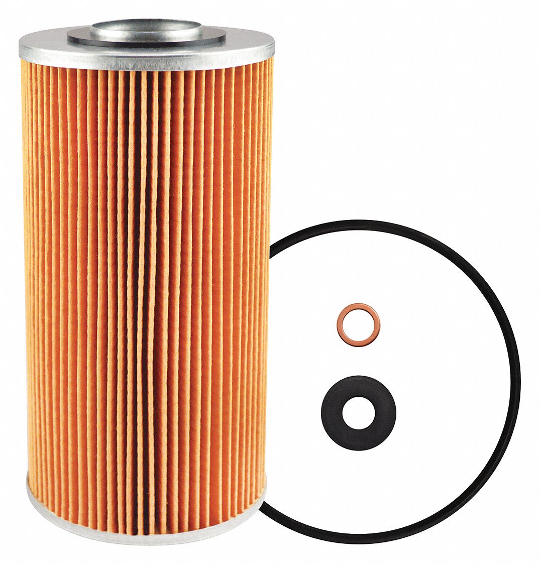 Oil Filter Element: P7107, 7 9/16 in Overall Ht, 3 15/16 in Outside Dia, Oil