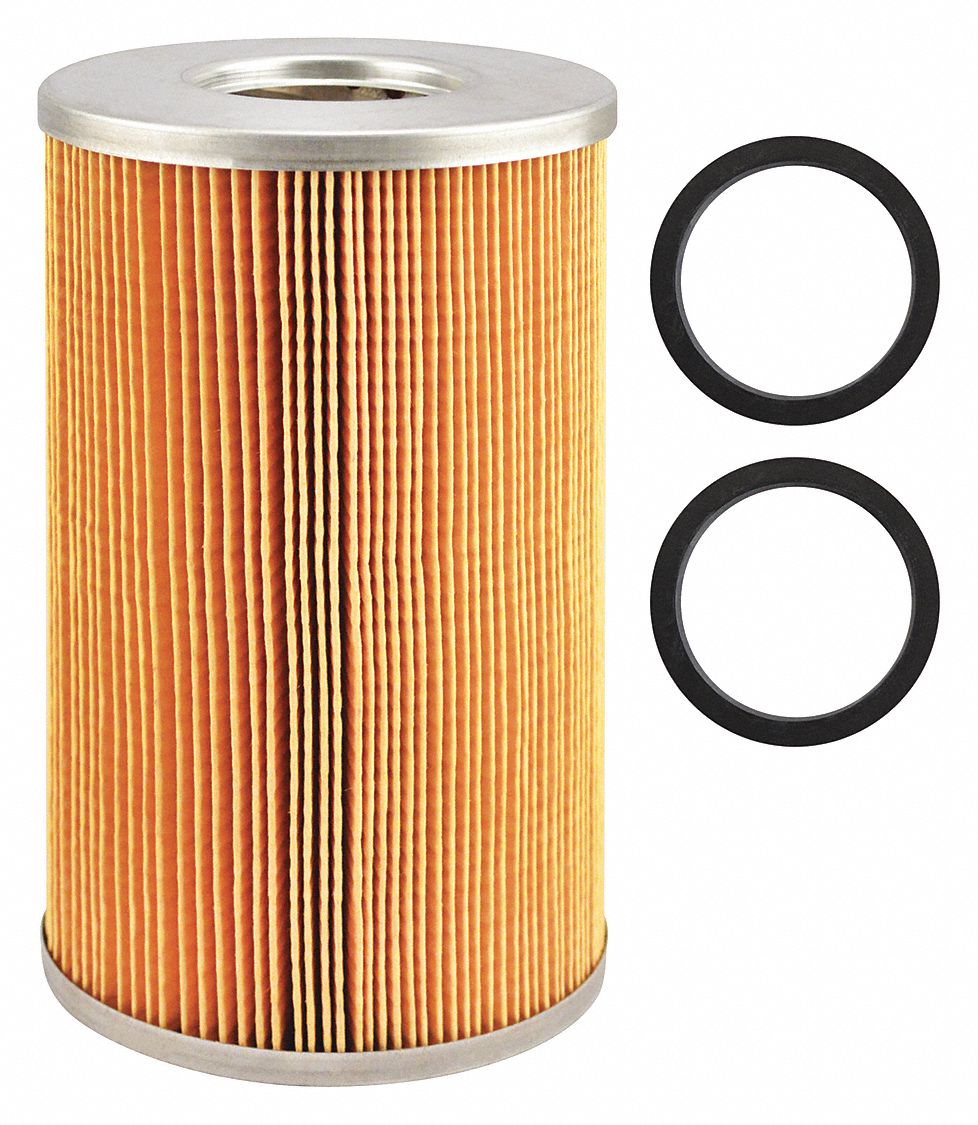 Hydraulic Filter: Hydraulic Fluid, Cartridge, 1 7/8 in Inside Dia, 7 in Overall Ht