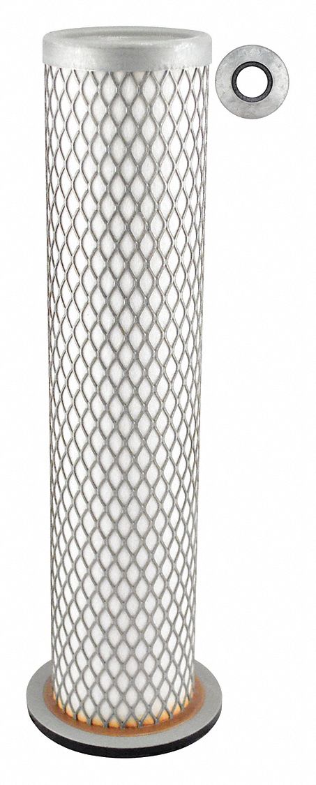 Automotive Air Filter: Round-Oval, Engine, Round, Axial Seal, 2 23/32 in Outside Dia