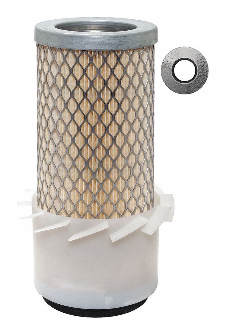 Automotive Air Filter: Round-Oval, Engine, Round, Axial Seal, 3 1/4 in Outside Dia