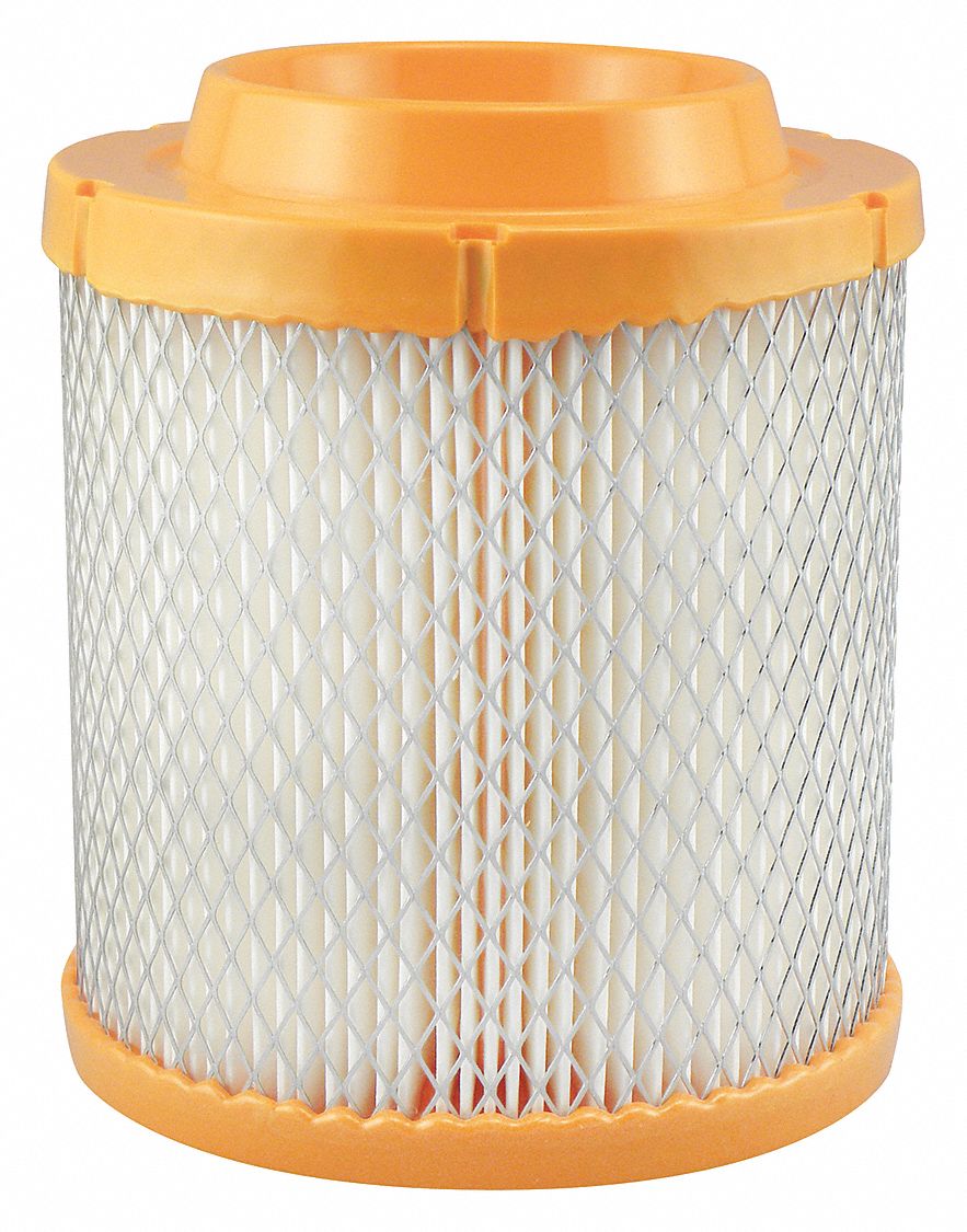 Automotive Air Filter: Round-Oval, Engine, Round, Axial Seal, 6 9/16 in Overall Ht