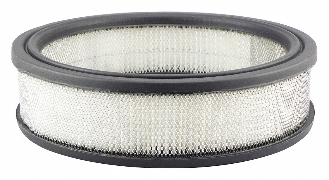 Automotive Air Filter: Round-Oval, Engine, Round, Axial Seal, 2 15/32 in Overall Ht