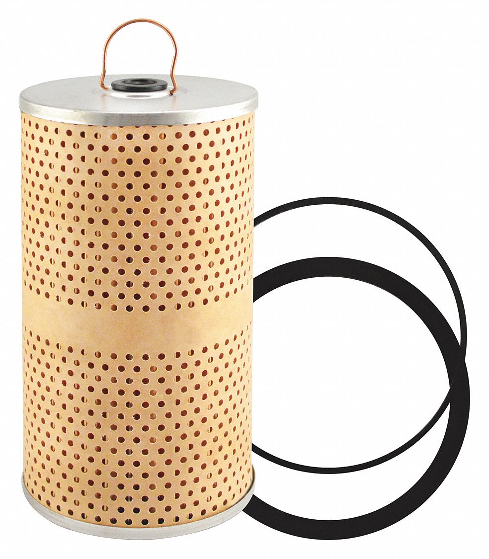 Oil Filter Element: P52, 8 in Overall Ht, 4 1/4 in Outside Dia, Oil, Cellulose