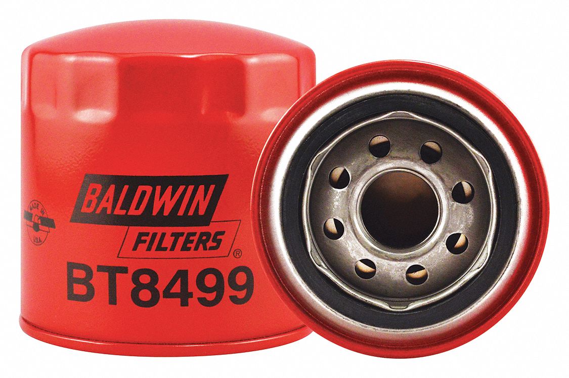 Hydraulic Filter: Hydraulic Fluid, 1"-14 Thread Size, Spin-On, 3 13/16 in Overall Ht