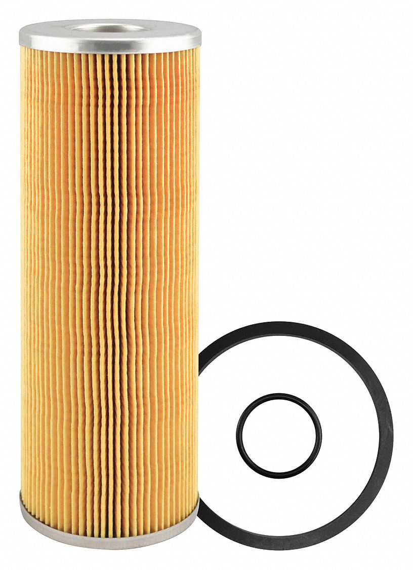 Hydraulic Filter: Hydraulic Fluid, Cartridge, 1 3/8 in Inside Dia, Cellulose