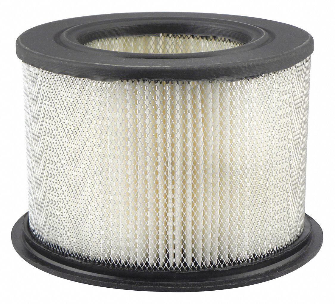 Automotive Air Filter: Round-Oval, Engine, Round, Axial Seal, 5 7/8 in Outside Dia