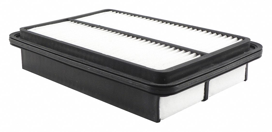 Automotive Air Filter: Panel, Engine, Rectangular, Panel, 10 1/4 in Overall Lg