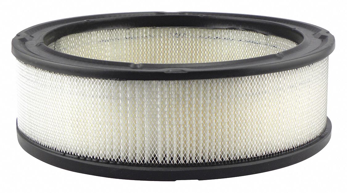 Automotive Air Filter: Round-Oval, Engine, Round, Axial Seal, 3 in Overall Ht, GM