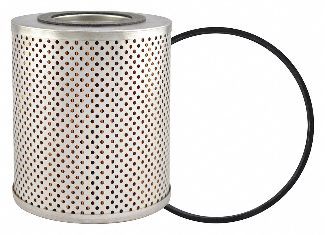 Hydraulic Filter: Hydraulic Fluid, Cartridge, 1/2 in Inside Dia, Cellulose