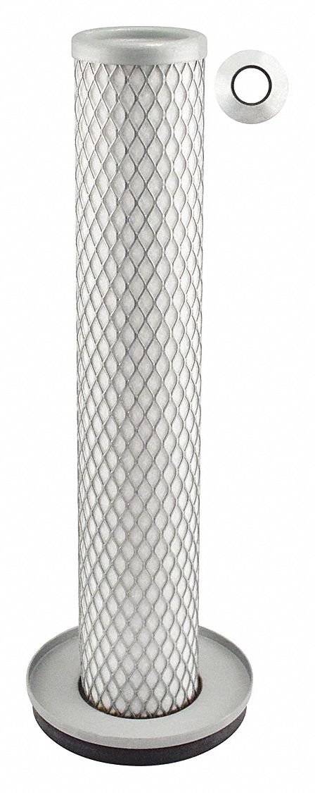 Automotive Air Filter: Round-Oval, Engine, Round, Axial Seal, 2 3/8 in Outside Dia