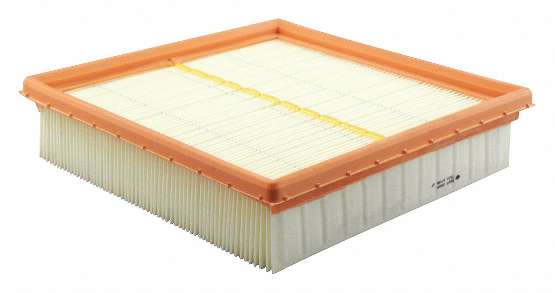 Automotive Air Filter: Panel, Cabin, Cabin Air Filter, Square, 8 9/32 in Overall Lg