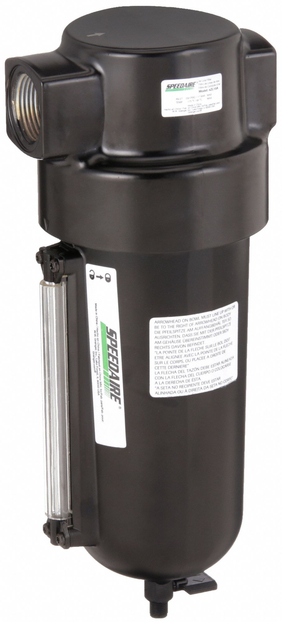 FILTRE CONDUIT AIR 250PSI 1PO NPT