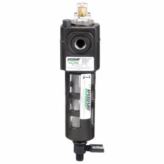 SPEEDAIRE Compressed Air Lubricator: Micro Mist, 1/4 in NPT, 50 cfm, 150  psi Max Op Pressure, Zinc