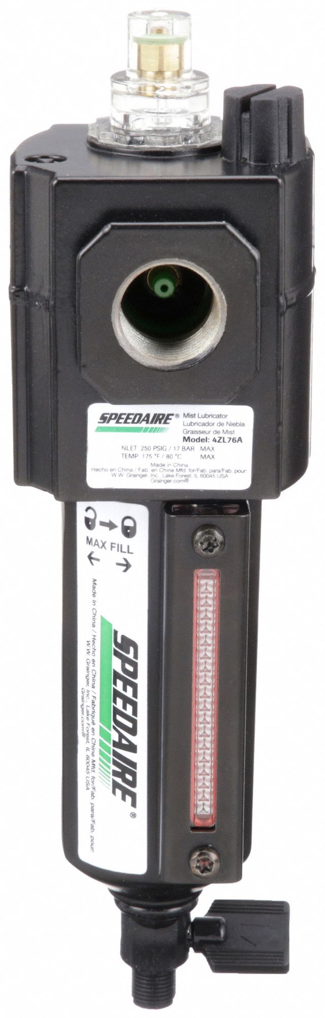 LUBRICATOR,MIST,1/2 IN