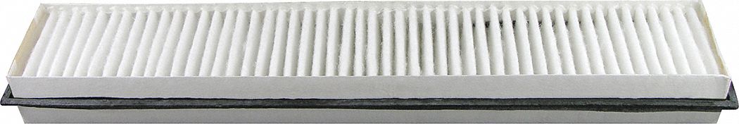 Automotive Air Filter: Panel, Cabin, Cabin Air Filter, Rectangular, 2 in Overall Ht