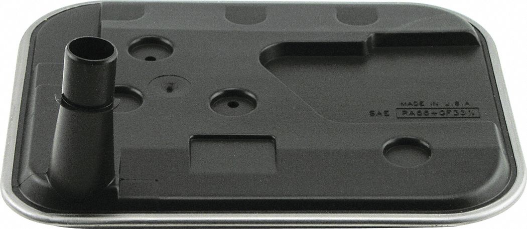 Transmission Fluid Filter: AM Gen/Cadillac/GMC, Plastic Neck Seal, Cellulose