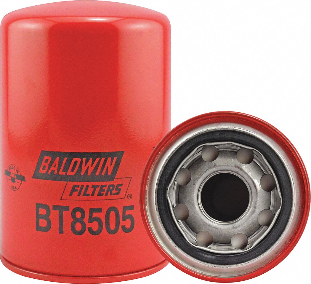 Hydraulic Filter: Hydraulic Fluid, 1 1/8"-16 Thread Size, Spin-On, Cellulose