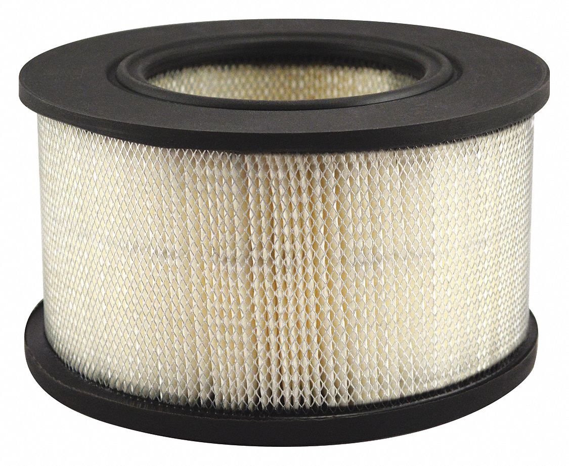 Automotive Air Filter: Round-Oval, Engine, Round, Axial Seal, 3 21/32 in Overall Ht