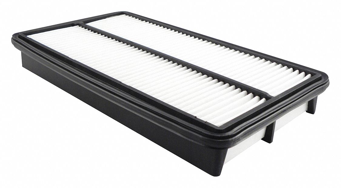Automotive Air Filter: Panel, Engine, Rectangular, Panel, 11 13/16 in Overall Lg