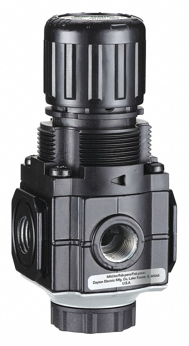 SPEEDAIRE 1/4 in General Purpose Air Regulator , 90 cfm Max. Flow