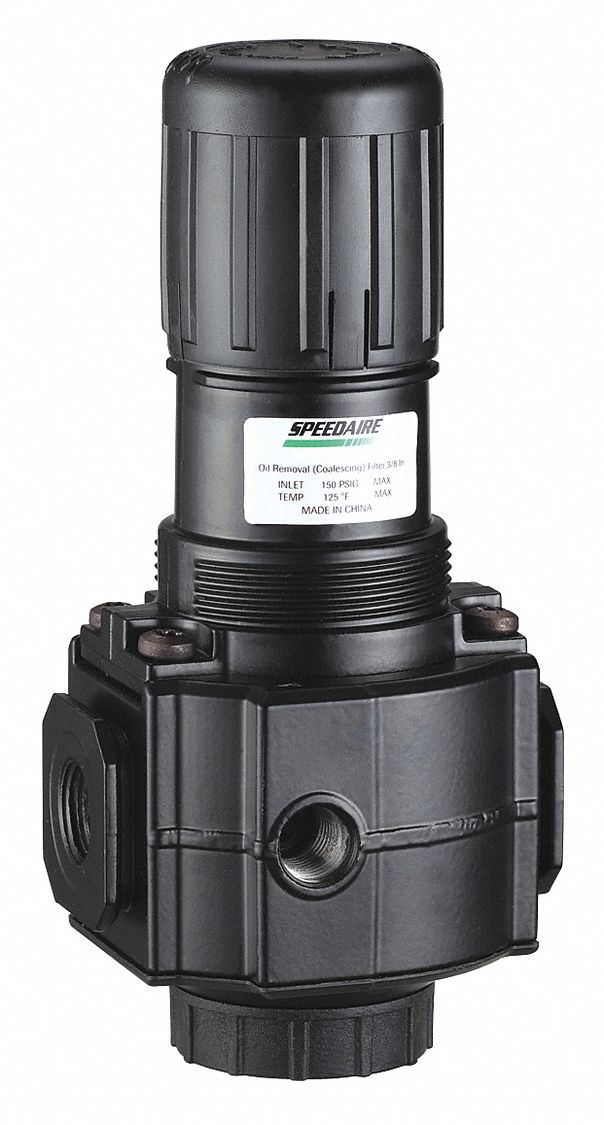 SPEEDAIRE Compressed Air Regulator Aluminum, 3/8 in NPT, 220 cfm, 300