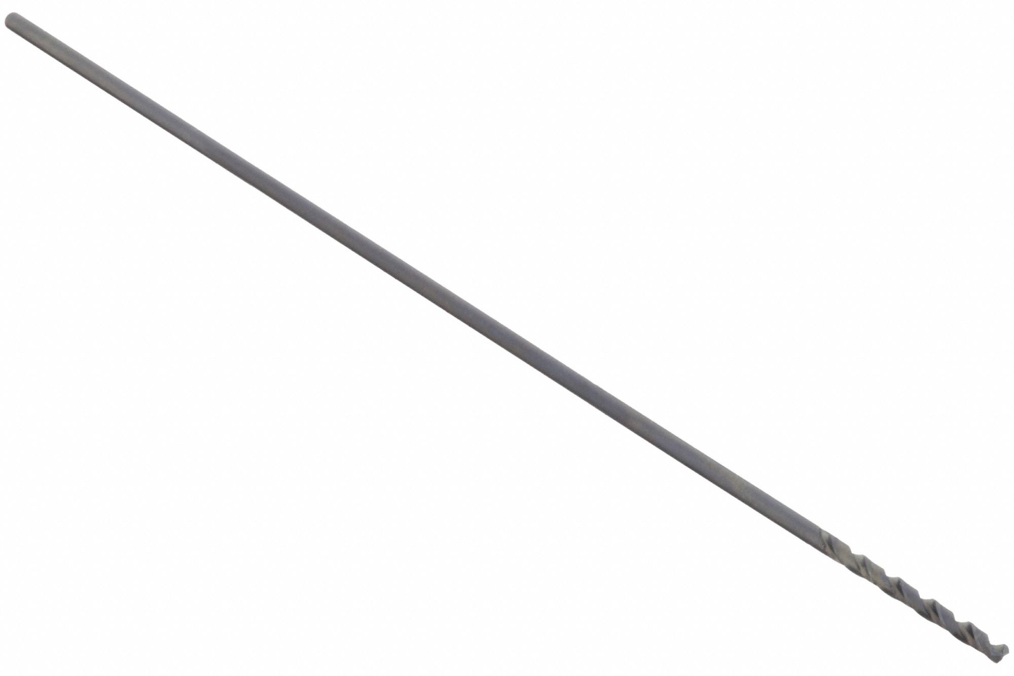 JOBBER LENGTH DRILL BIT, 3/32 IN DRILL BIT SIZE, ⅞ IN FLUTE L, 6 IN LENGTH, HSS