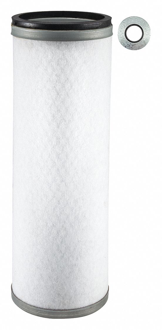 Automotive Air Filter: Round-Oval, Engine, Round, Axial Seal, 5/8 in Inside Dia