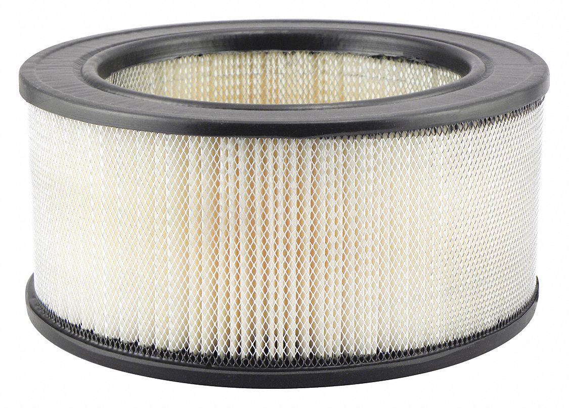 Automotive Air Filter: Round-Oval, Engine, Round, Axial Seal, 3 15/16 in Overall Ht
