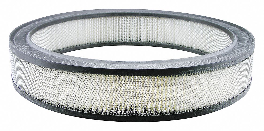 Automotive Air Filter: Round-Oval, Engine, Round, Axial Seal, 2 1/8 in Overall Ht