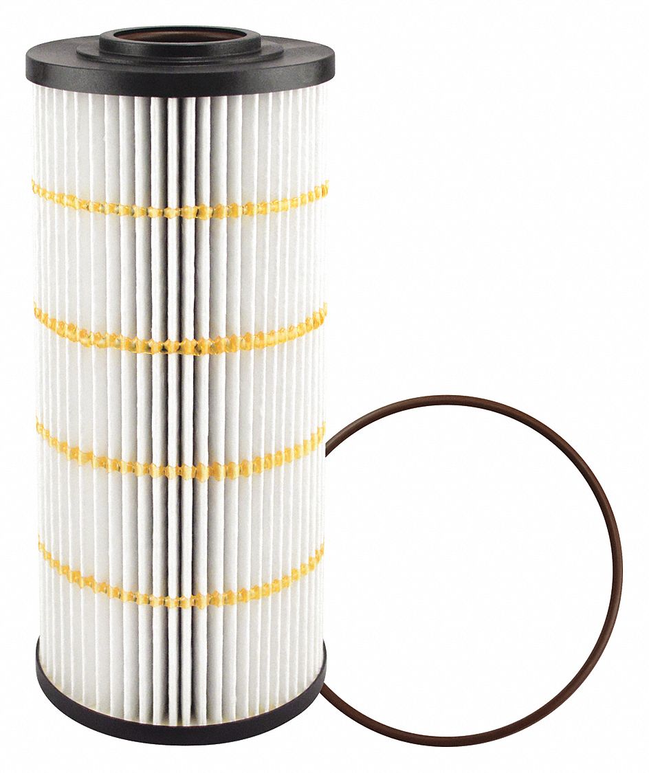 Hydraulic Filter: Hydraulic Fluid, Cartridge, 2 1/16 in Inside Dia, Cellulose