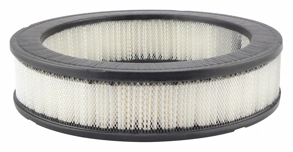 Automotive Air Filter: Round-Oval, Engine, Round, Axial Seal, 2 3/8 in Overall Ht