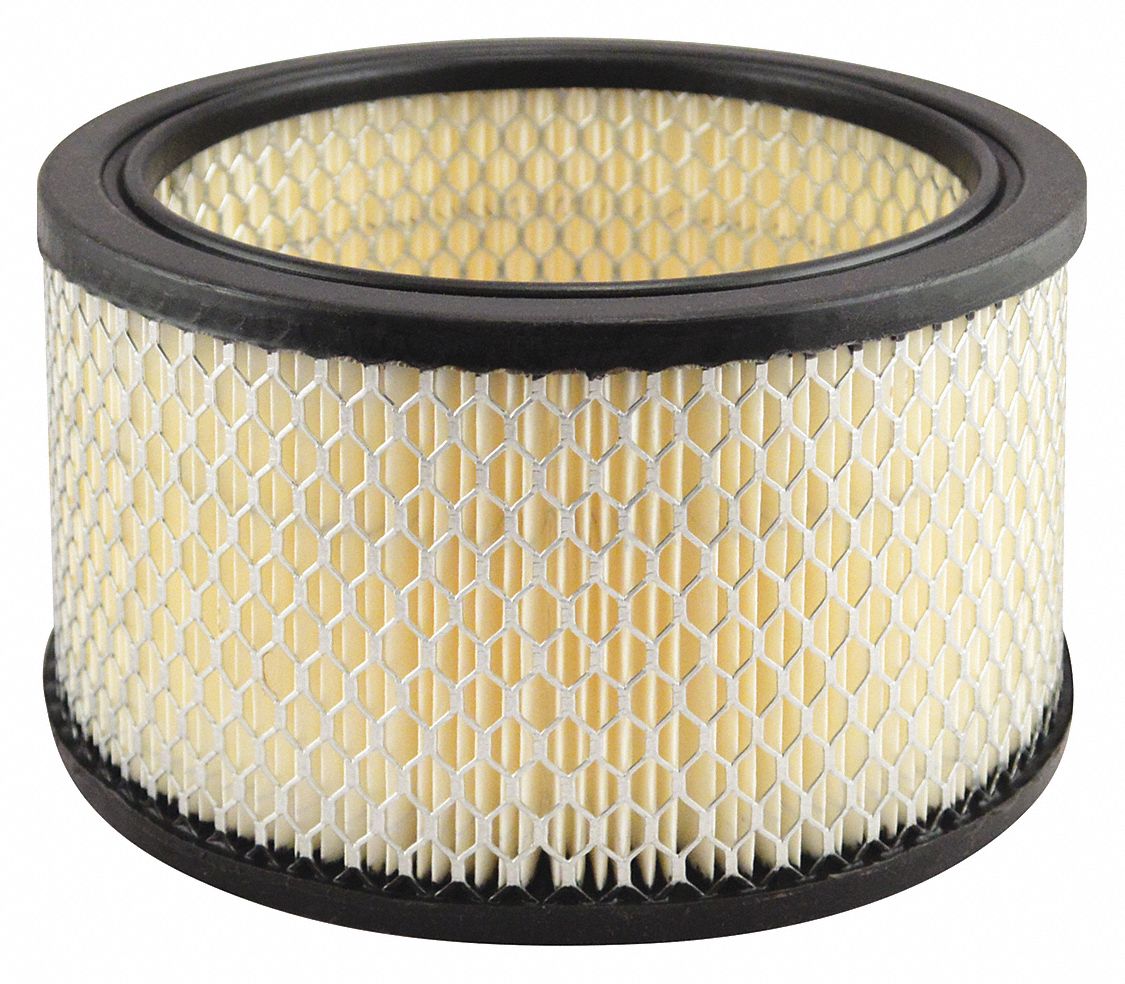 Automotive Air Filter: Round-Oval, Engine, Round, Axial Seal, 4 3/16 in Overall Ht