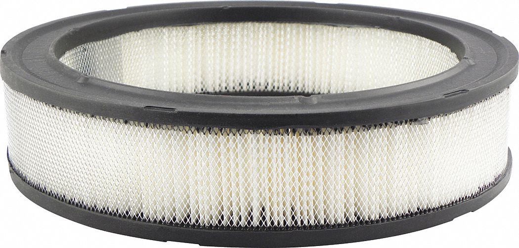 Automotive Air Filter: Round-Oval, Engine, Round, Axial Seal, 2 9/16 in Overall Ht