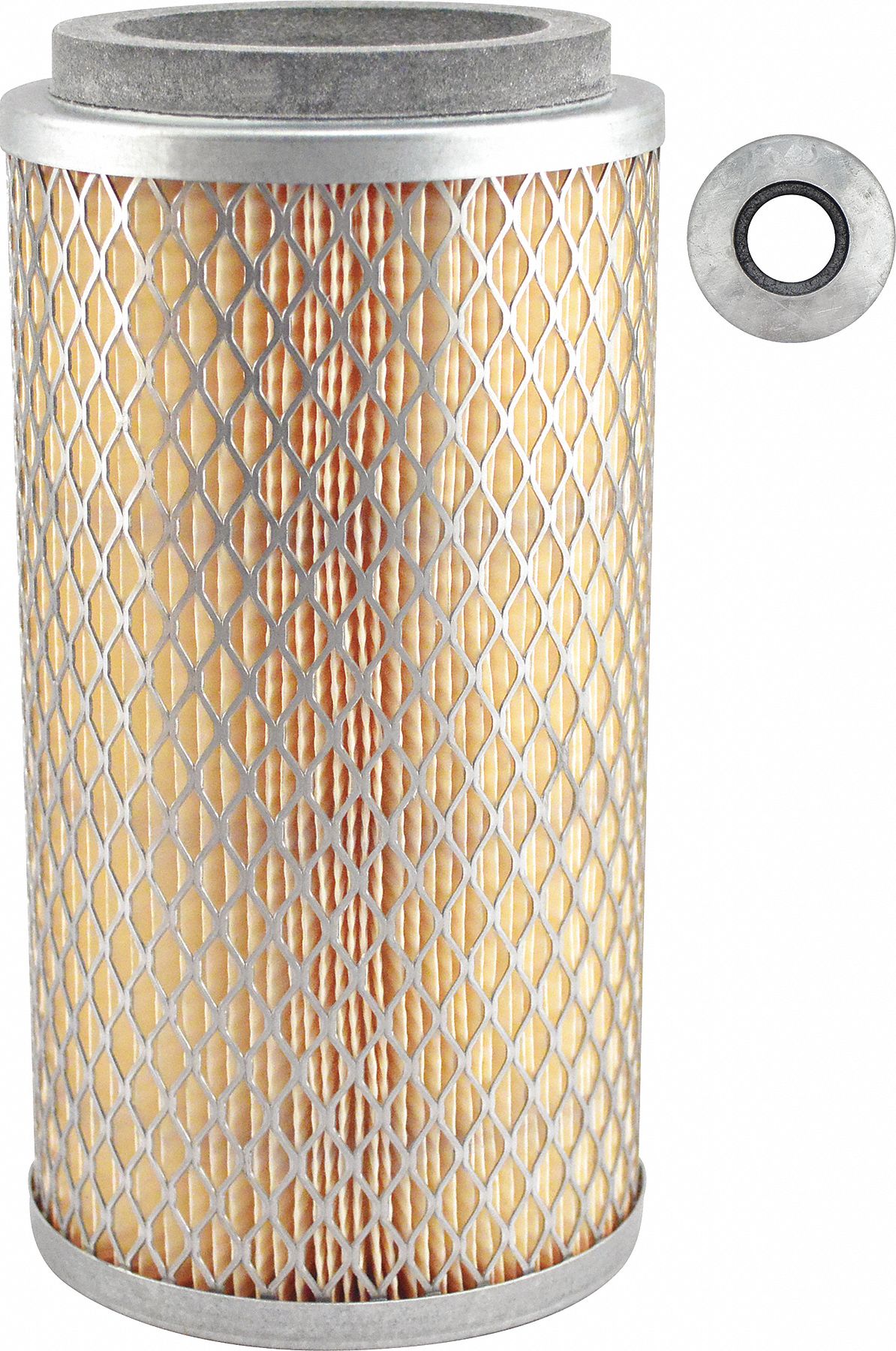 Automotive Air Filter: Round-Oval, Engine, Round, Axial Seal, 25/32 in Inside Dia