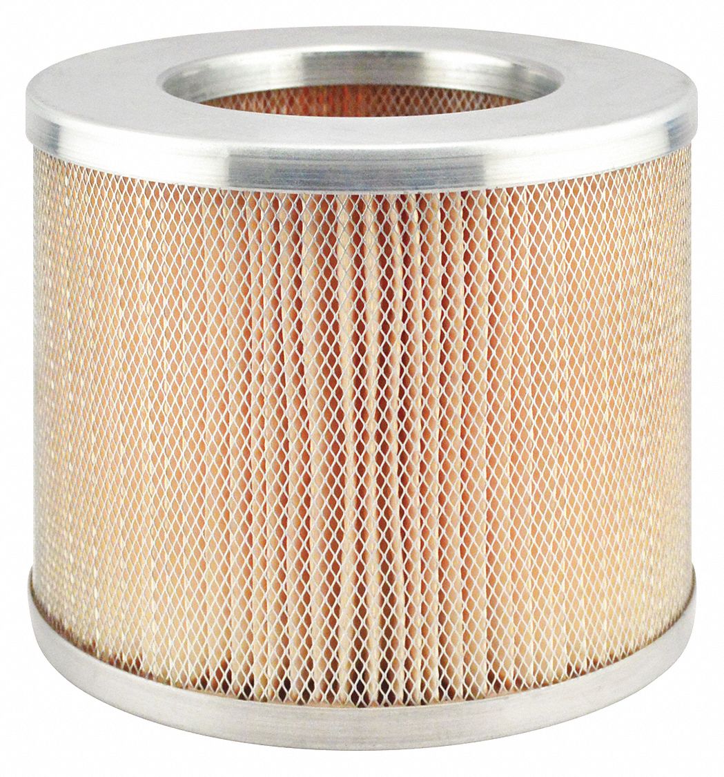 BALDWIN FILTERS Air Filter, Round, 5 in Height, 5 in Length, 6 5/16 in
