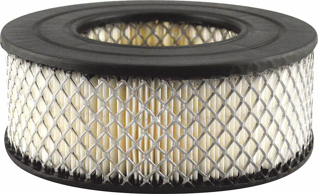 Automotive Air Filter: Round-Oval, Engine, Round, Axial Seal, 3 in Overall Ht