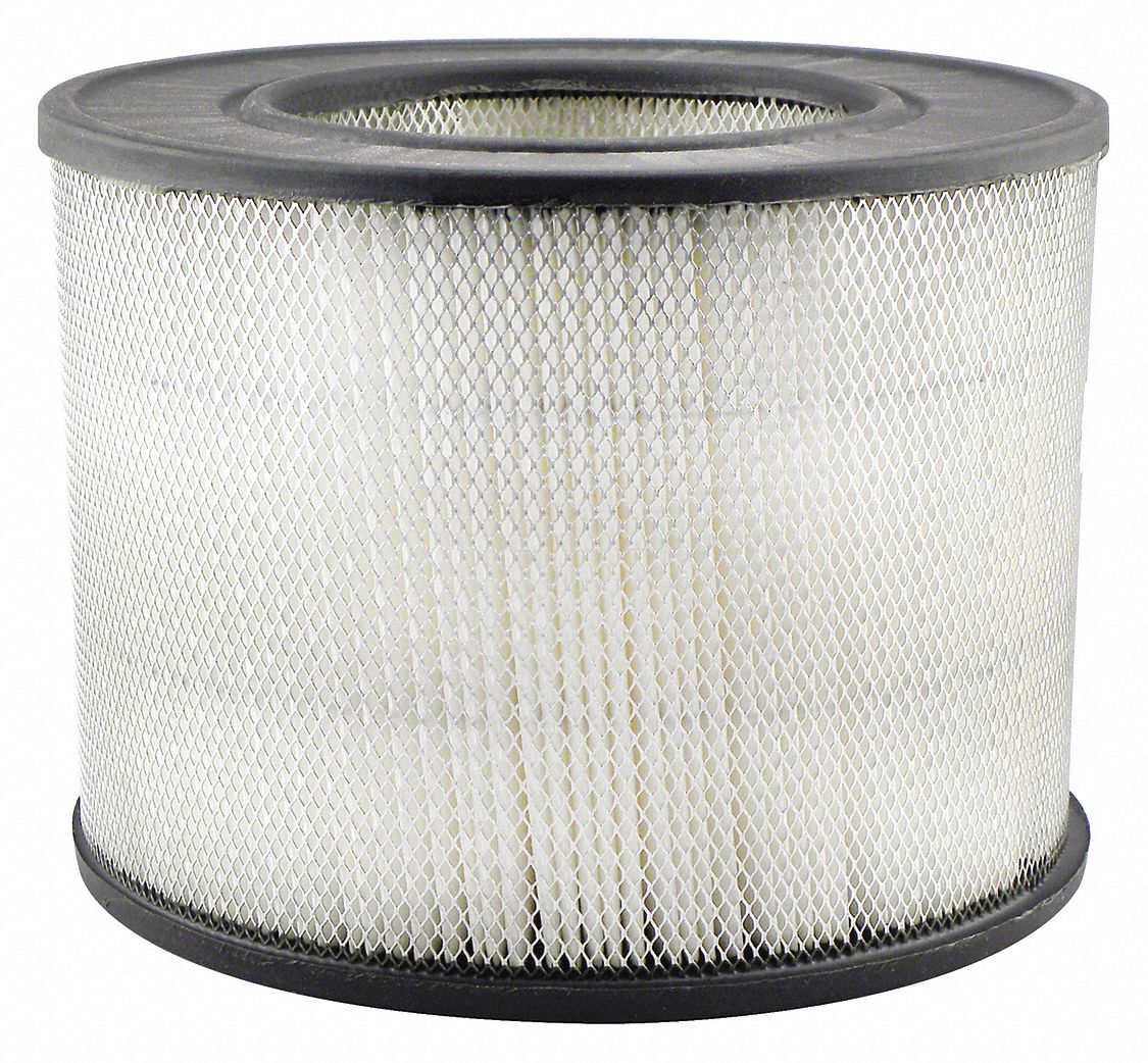 Automotive Air Filter: Round-Oval, Engine, Round, Axial Seal, 5 1/2 in Overall Ht