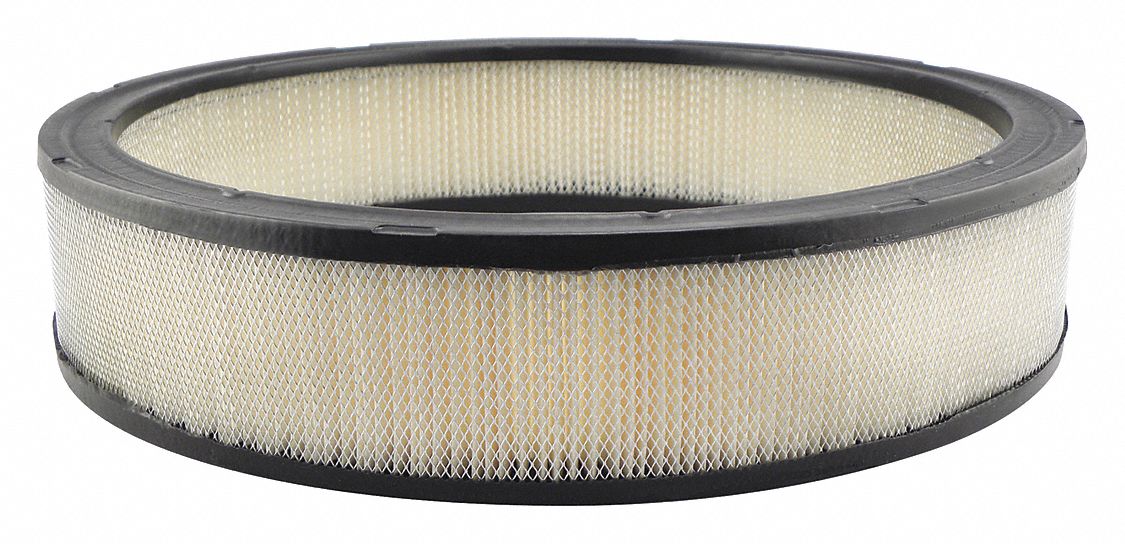 Automotive Air Filter: Round-Oval, Engine, Round, Axial Seal, 2 25/32 in Overall Ht