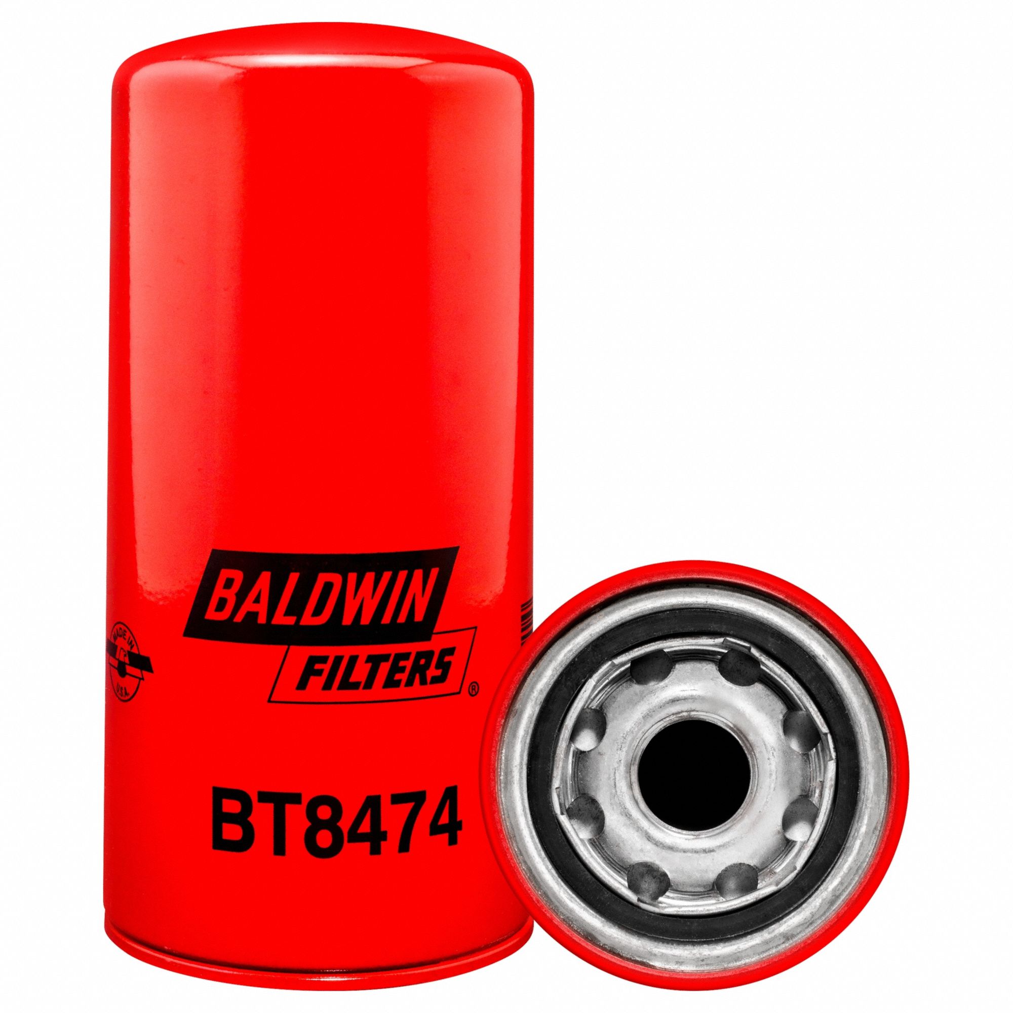 Hydraulic Filter: Hydraulic Fluid, 3/4"-14 Thread Size, Spin-On, Cellulose