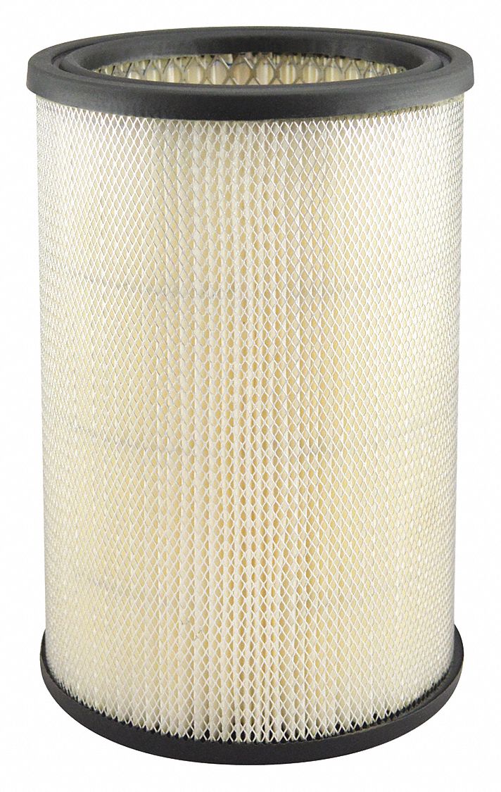 Automotive Air Filter: Round-Oval, Engine, Round, Axial Seal, 8 9/16 in Overall Ht